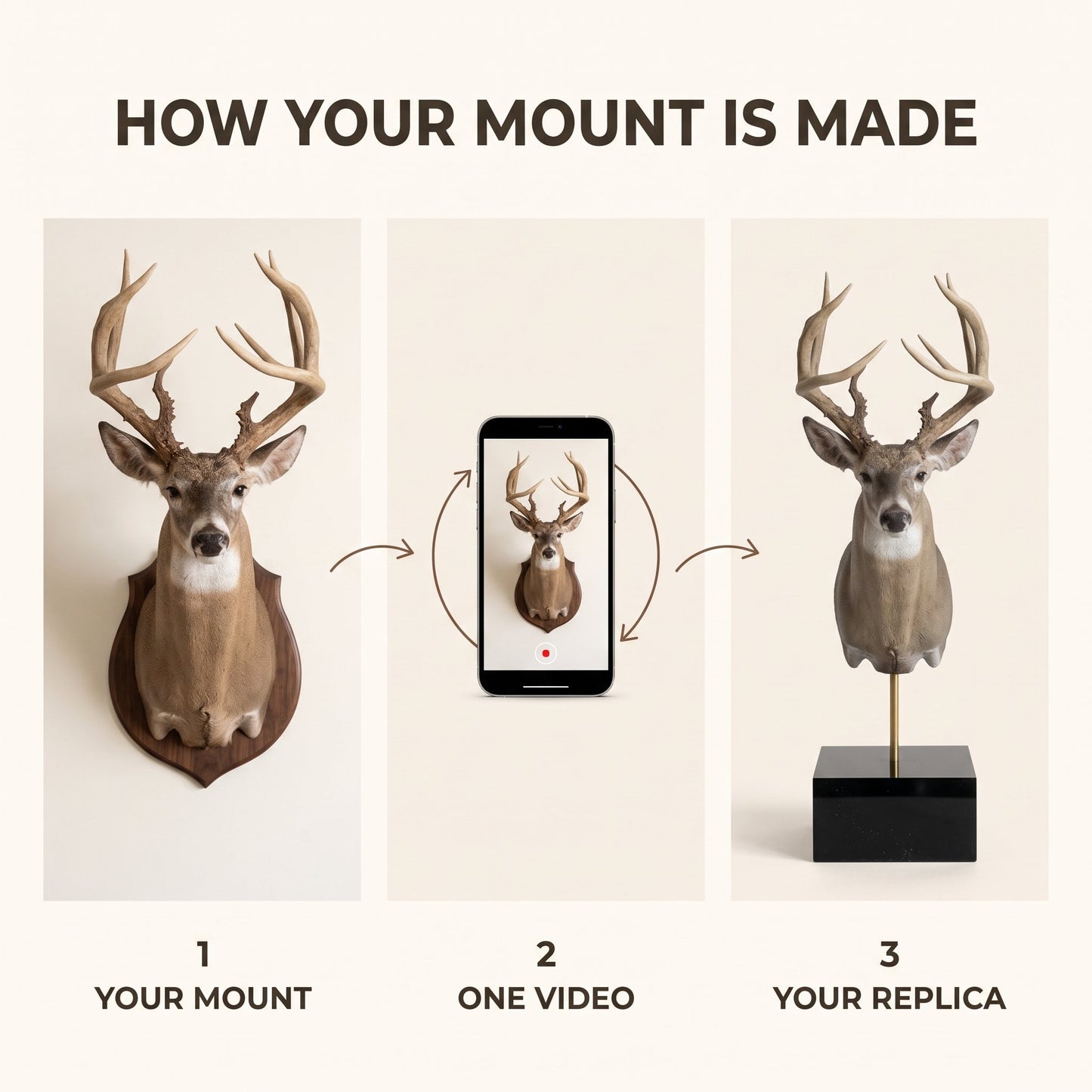 Custom Miniature Trophy Mount