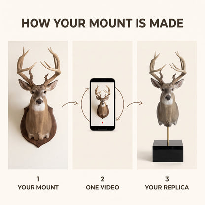 Custom Miniature Trophy Mount