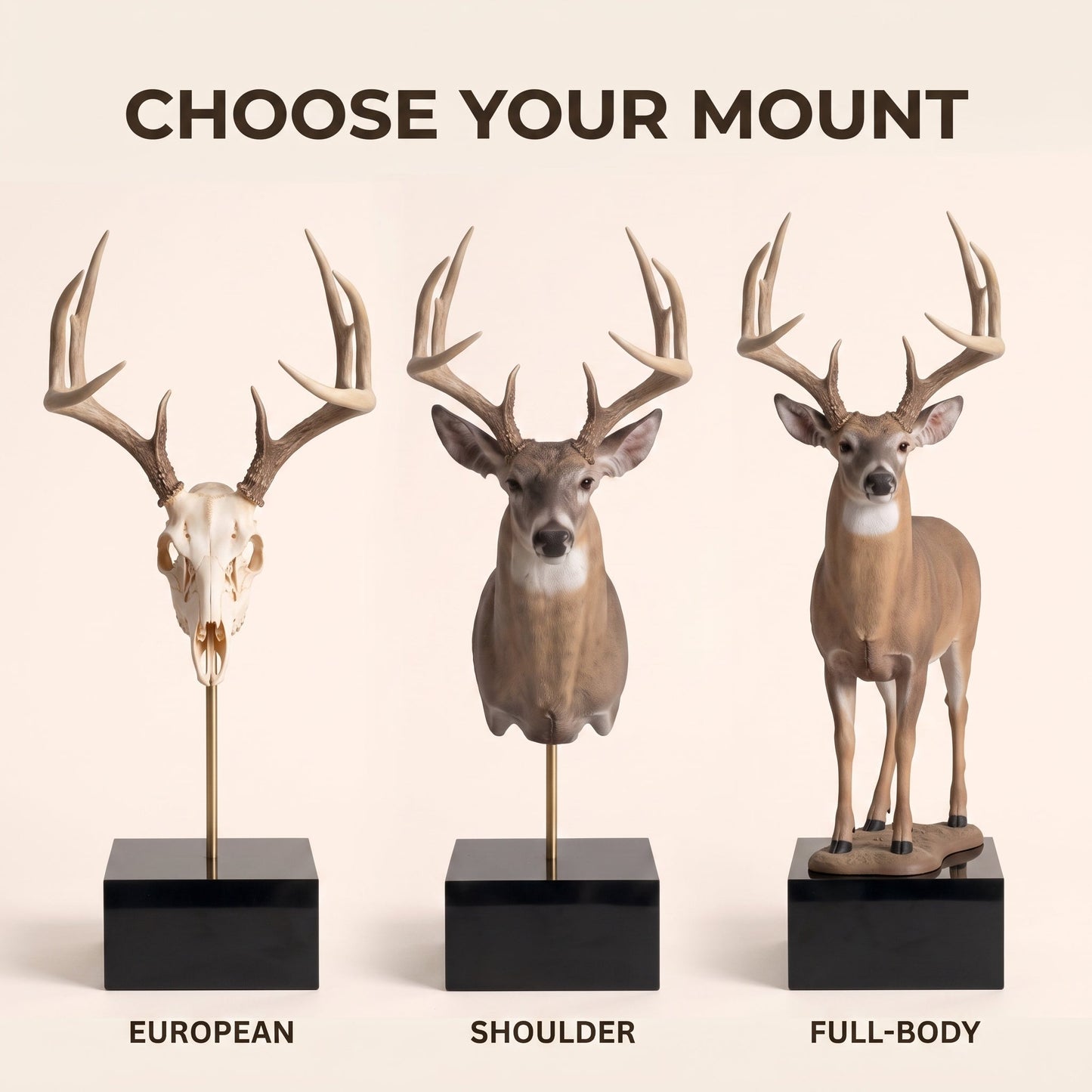 Custom Miniature Trophy Mount